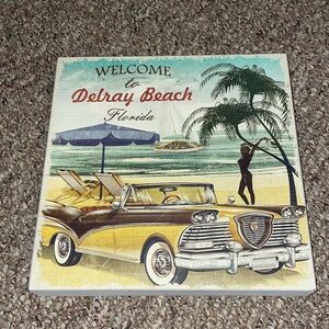 Vintage Delray Beach Art Print